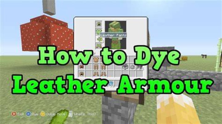 Minecraft Dye Leather