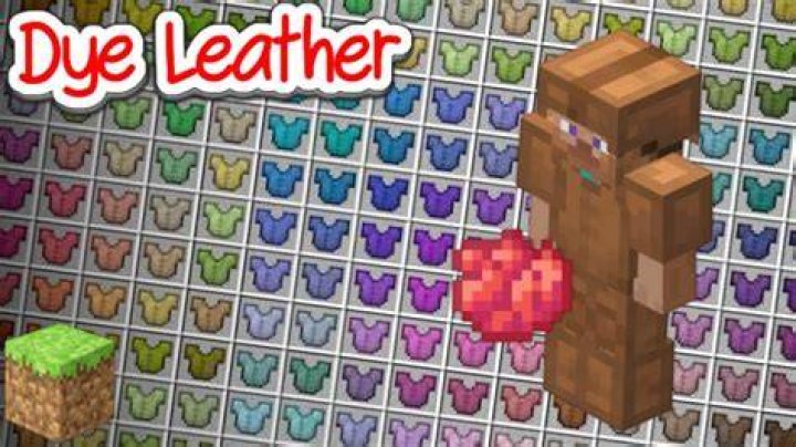 Minecraft How to Dye Leather