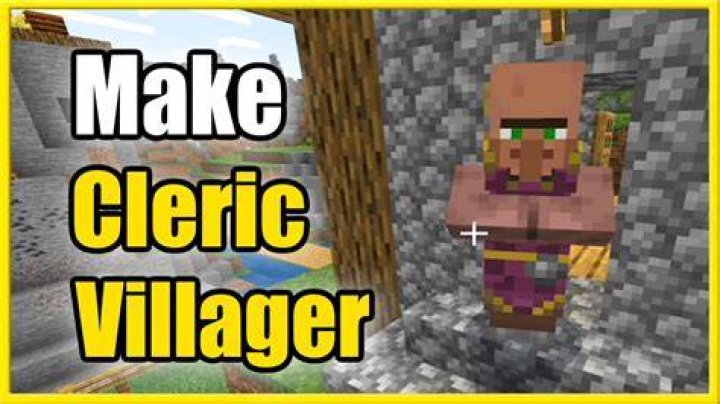 minecraft make cleric villager