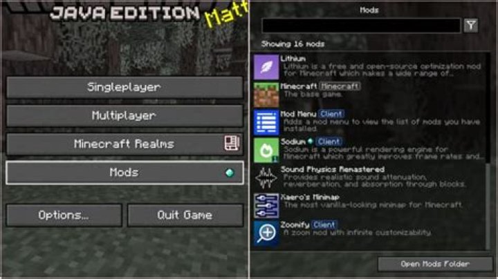 Minecraft Mod Menu How To Download Install