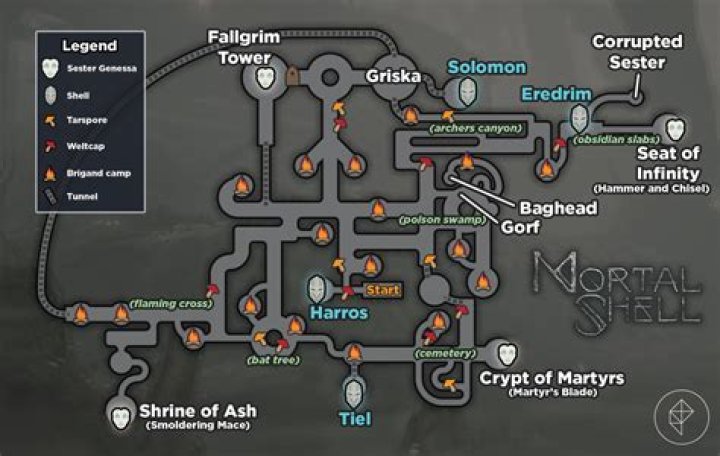 Mortal Shell Location Guide | Where to find all Shell locations in Mortal Shell