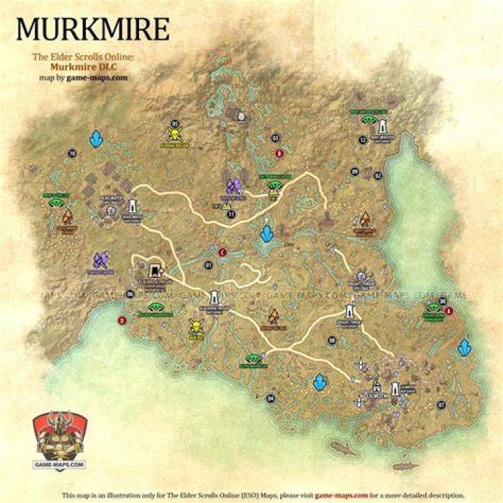 Murkmire Map - The Elder Scrolls Online (ESO)