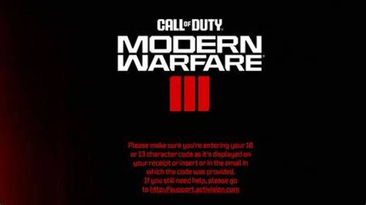 MW3 559Q-RXGN4-JZPP Redeem Code Not Working for Modern Warfare 3
