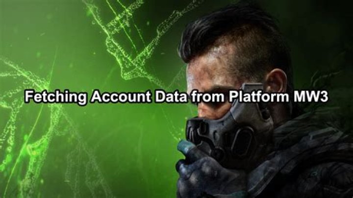 MW3 Fetching Account Data From Platform Stuck Fix