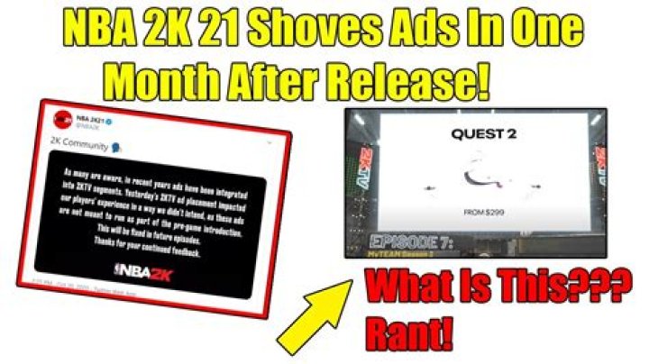 NBA 2K21 Includes Unskippable Ads - Confirmed