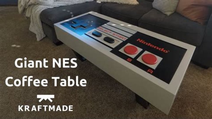 NES Controller Coffee Table is Also a Giant, Working Controller