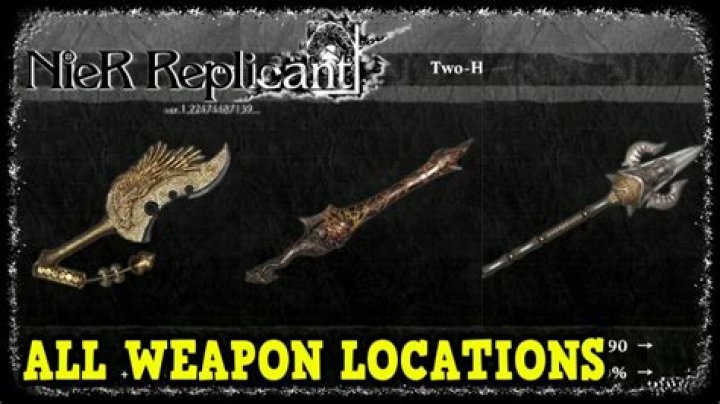Nier Replicant: How To Get All Weapons