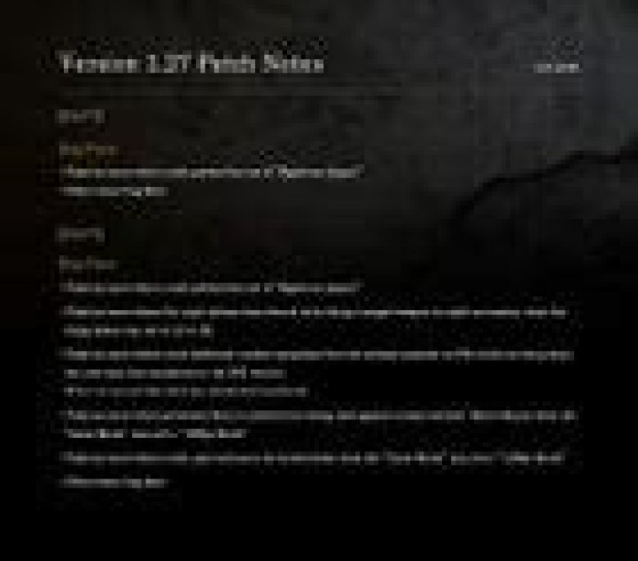 
Nioh 2 Update 1.27 Patch Notes