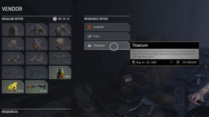 Outriders How To Get Titanium
