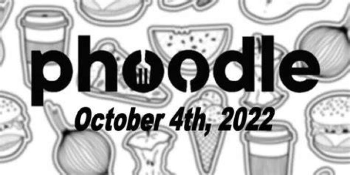Phoodle October 4, 2022 [ Answer ]