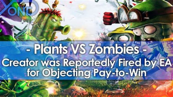 Plants vs Zombies Creator Fired by EA