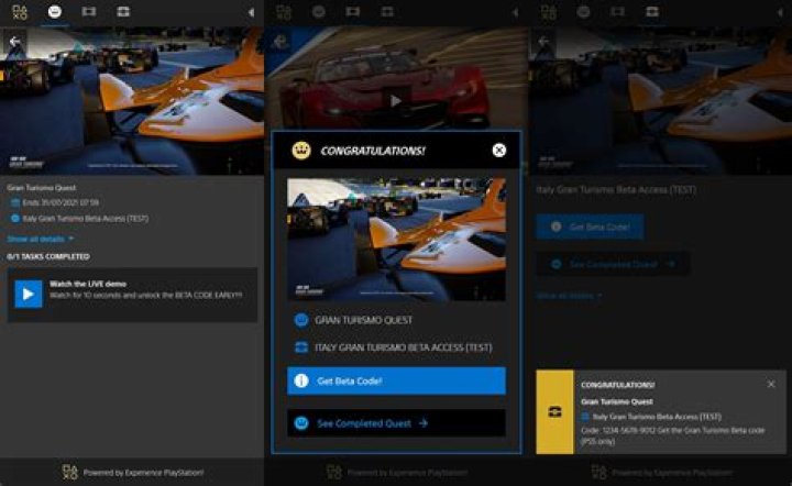 PlayStation website references Gran Turismo 7 beta test