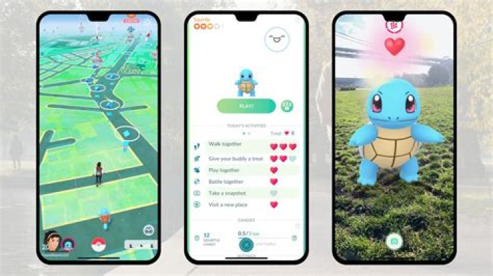 Pokemon Go Buddy Adventure phone screens