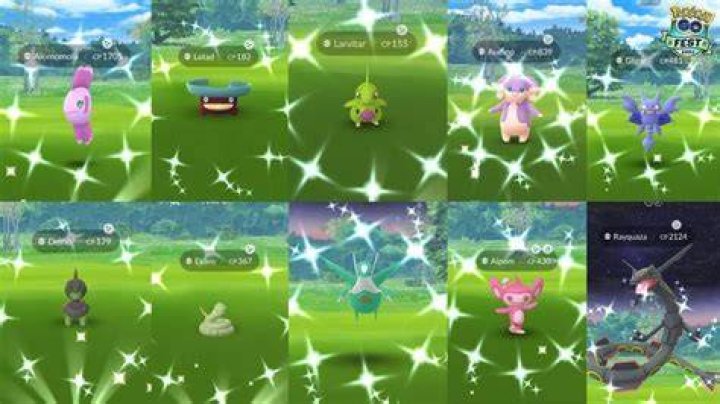 Pokemon Go Fest 2021 Shiny list