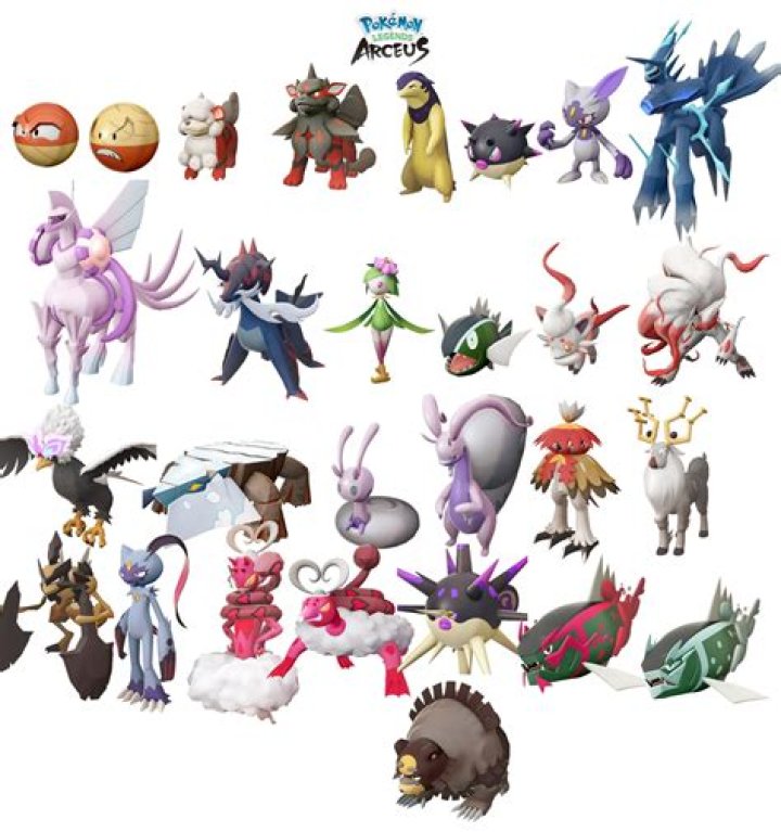 Pokémon Go Hisuian Pokémon forms list