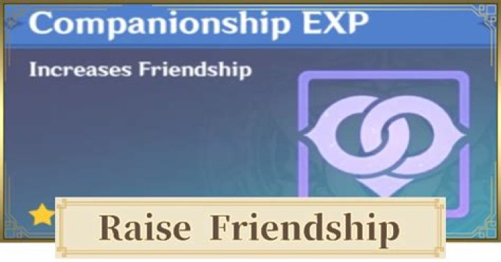 raise friendship level in genshin impact