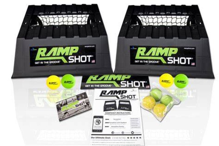 RampShot Plus Game Set with 4 Extra Balls- Played Outdoors, Indoors, Yard, Beach, Tailgate