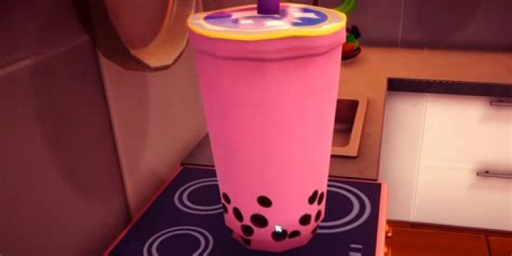 Raspberry Boba Tea