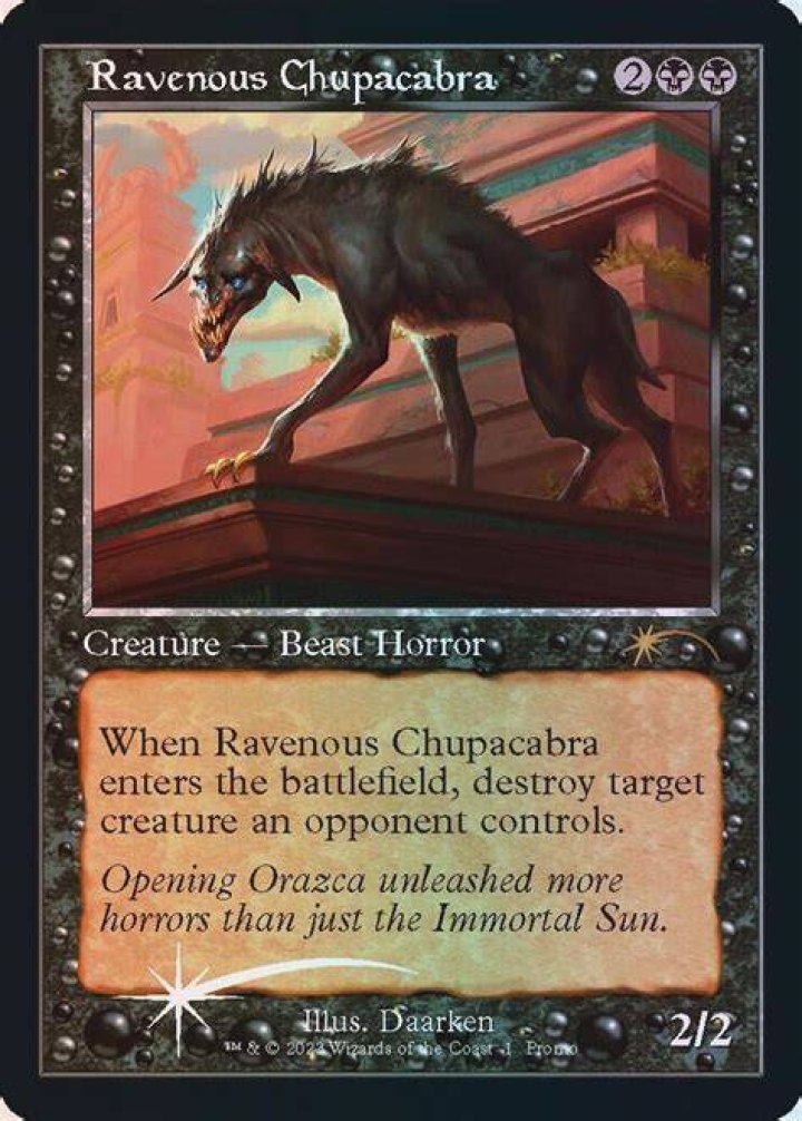 Ravenous Chupacabra