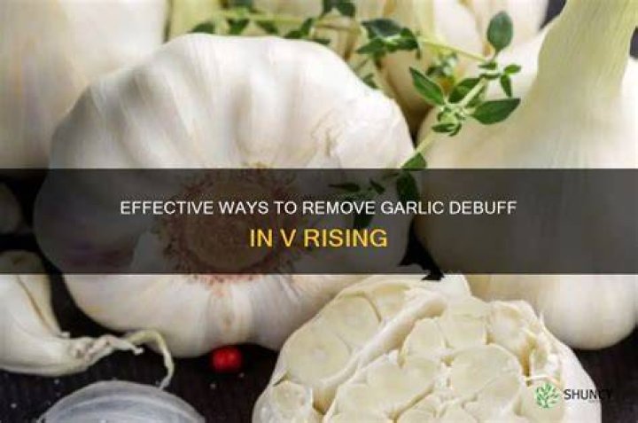 remove garlic debuff v rising