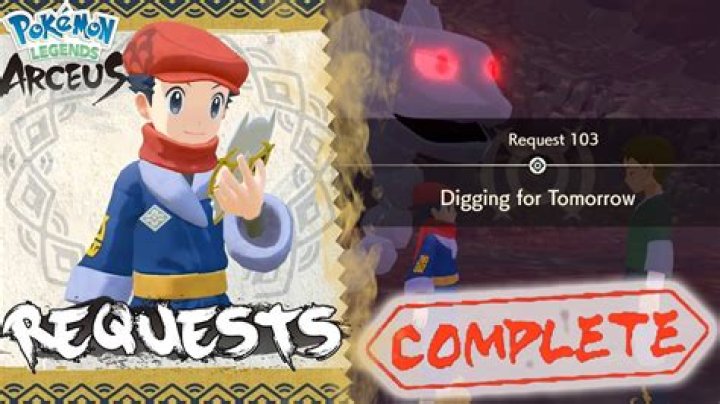 Request 103 'Digging for Tomorrow' in Pokémon Legends Arceus explained