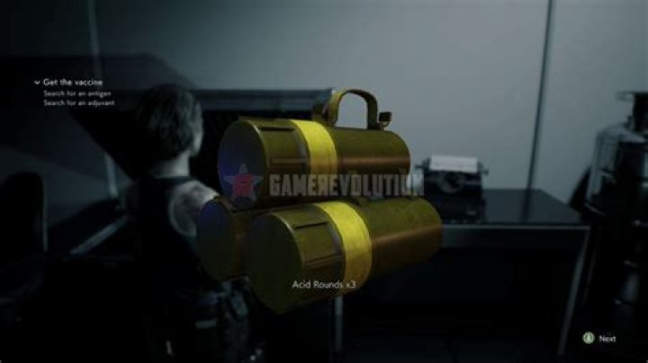 Resident Evil 3 Remake Acid Grenade Rounds