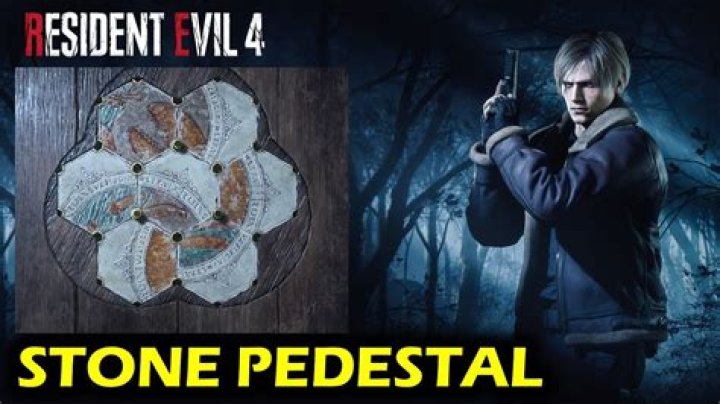 Resident Evil 4 Remake Stone Pedestal Puzzle Solution