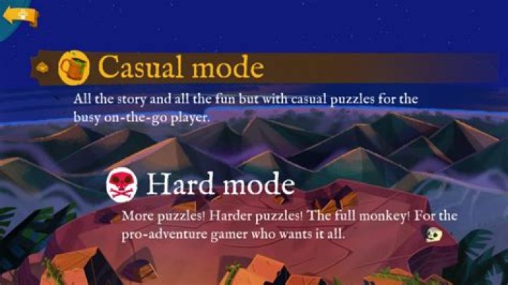 Return to Monkey Island Casual vs Hard Mode