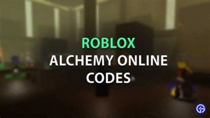 Roblox Alchemy Online Codes