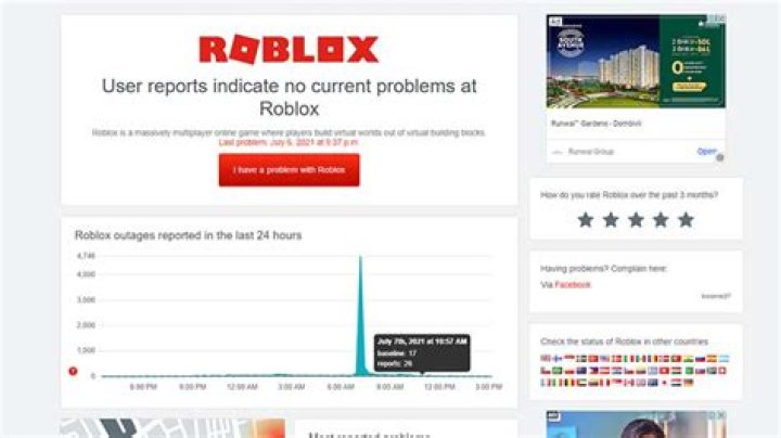 roblox down detector