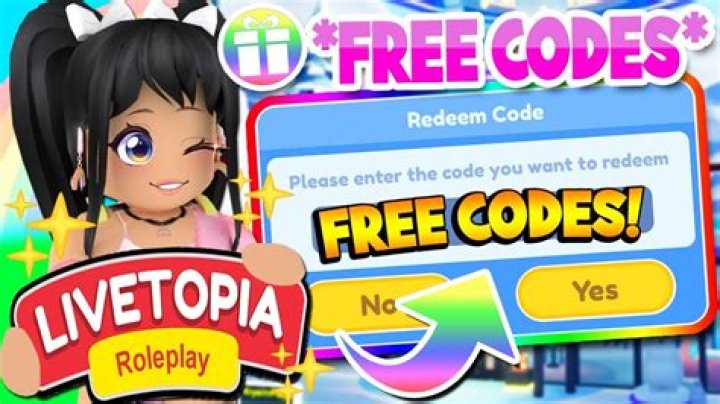 roblox livetopia codes