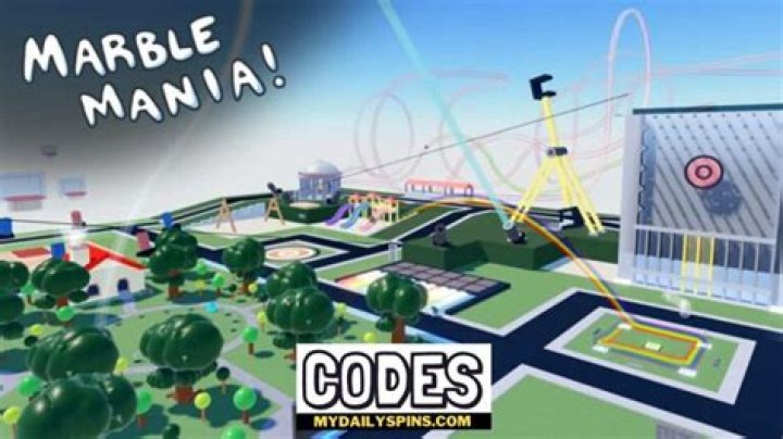 roblox marble mania codes