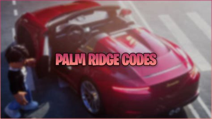 roblox palm ridge codes