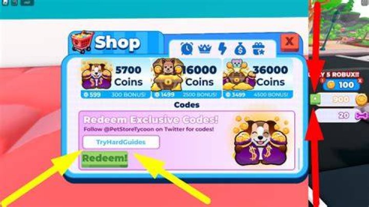 Roblox Pet Store Tycoon Codes