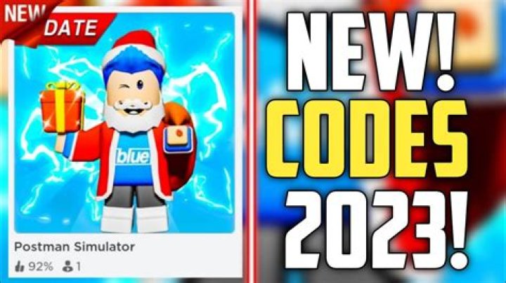 Roblox Postman Simulator Codes