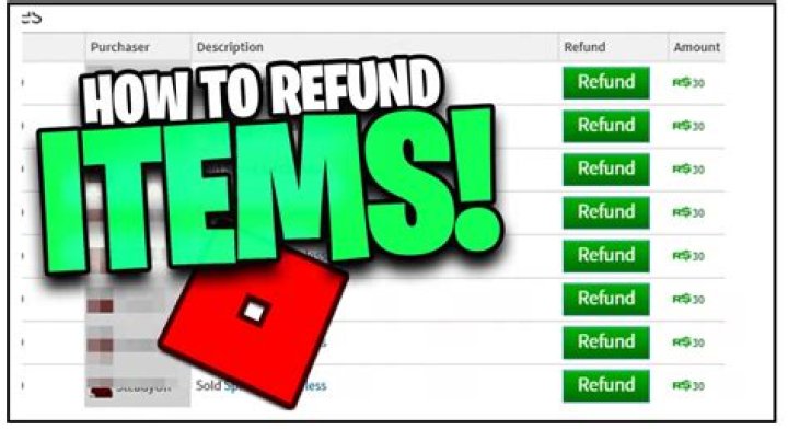 Roblox Refunds 2023: How to Refund Items and Robux