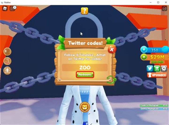 Roblox Zoo World Tycoon Codes