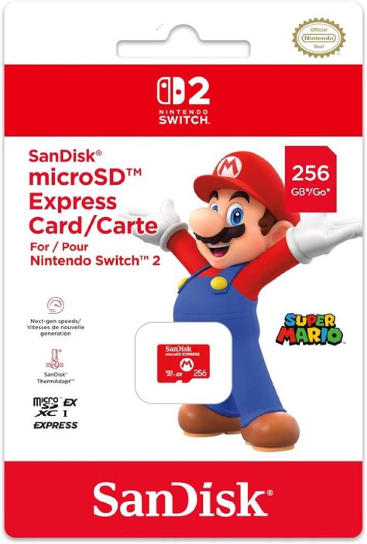 Save 38% on microSD cards for Switch from Amazon US