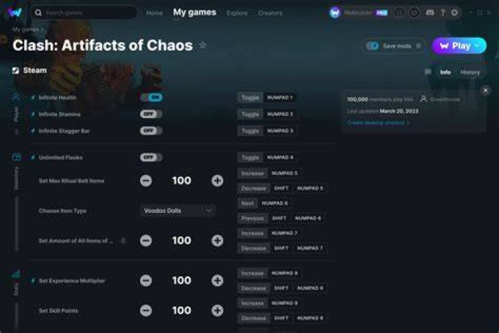 Screenshot of Clash: Artifacts of Chaos