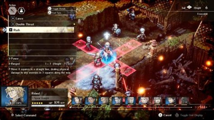 Screenshot of Triangle Strategy