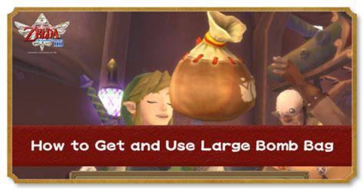 Skyward Sword Large Bomb Bag Icon