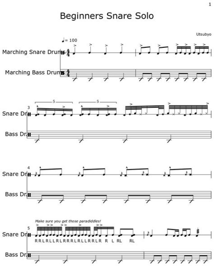 Snare Solo