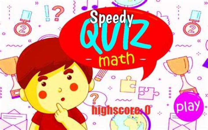 Speedy math quiz
