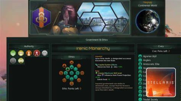 Stellaris - How to Change Ethics