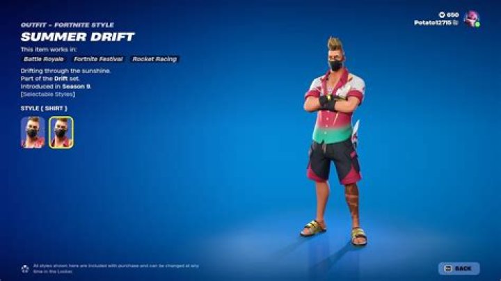 Summer Drift skin