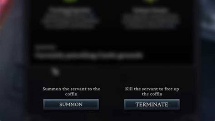 summon terminate resurrect servants v rising