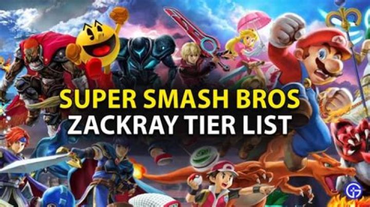 Super Smash Bros (SSB) Zackray Tier List