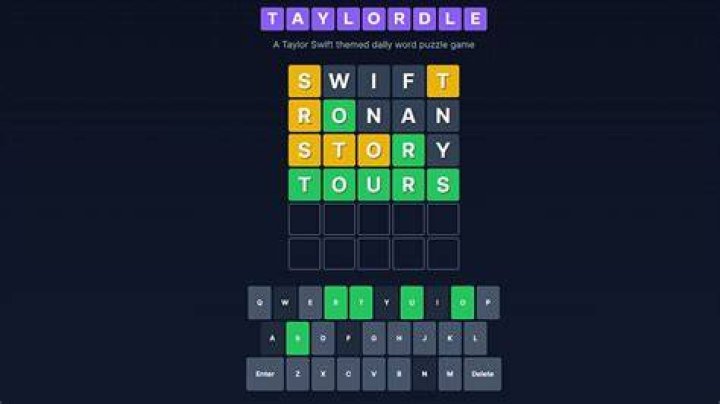 Taylordle answers