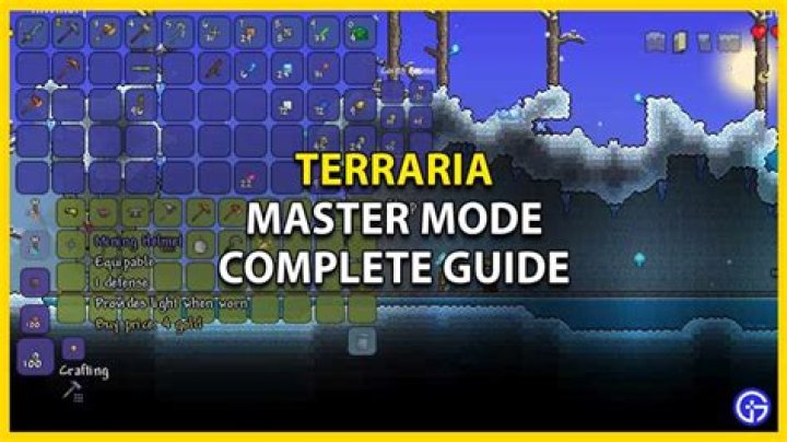 terraria master mode complete guide