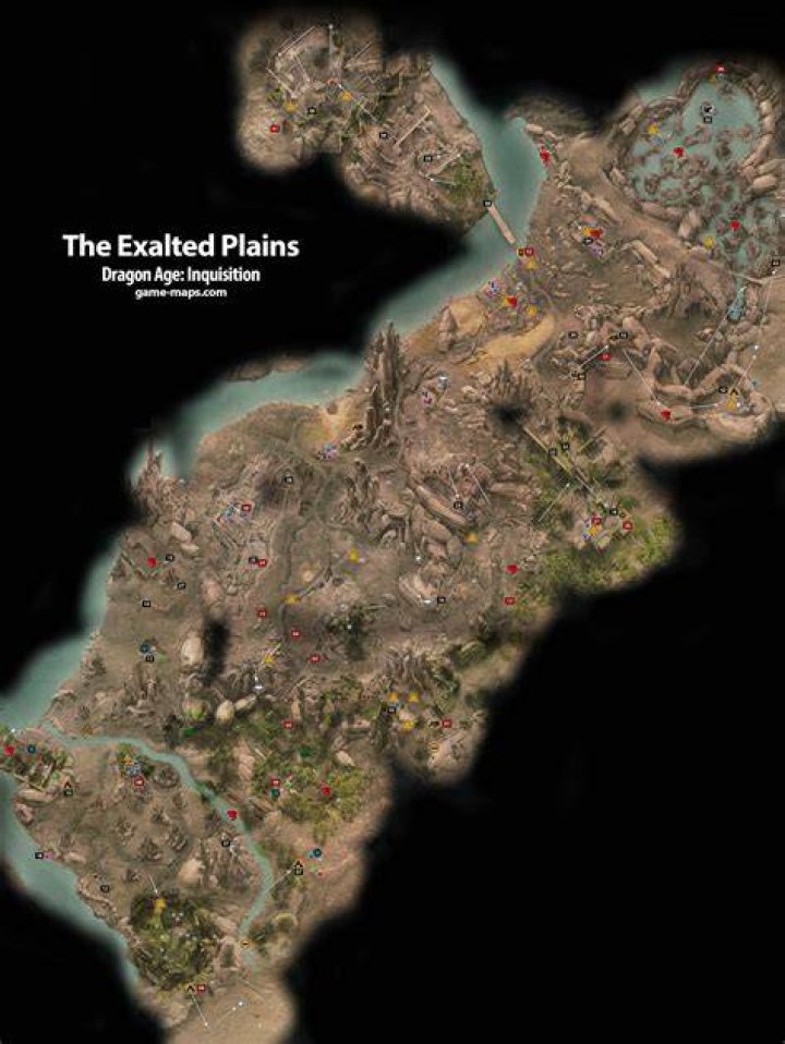 The Exalted Plains Dragon Age: Inquisition Map
